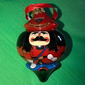 Nutcracker Glass Ornament with Box